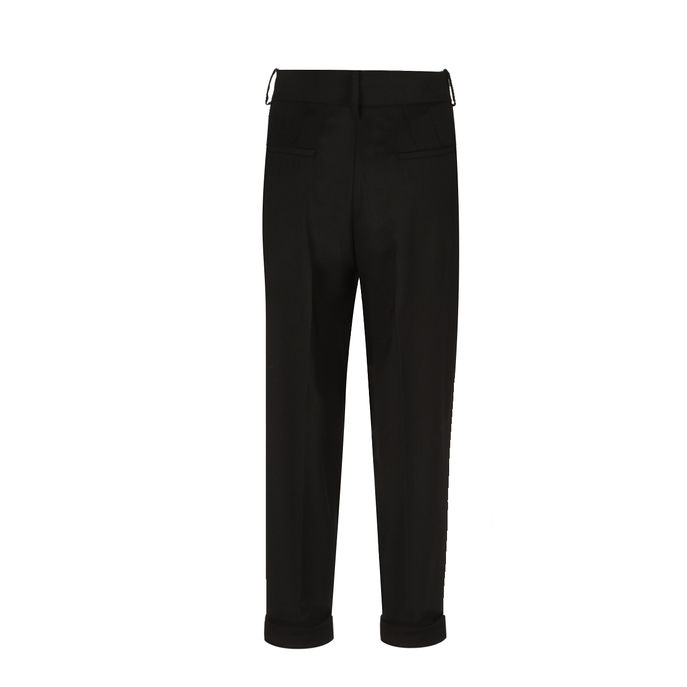 PANTALONI PINCE Donna Nero