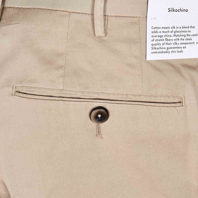 PANTALONI SILKOCHINO SUPERSLIM Uomo Beige