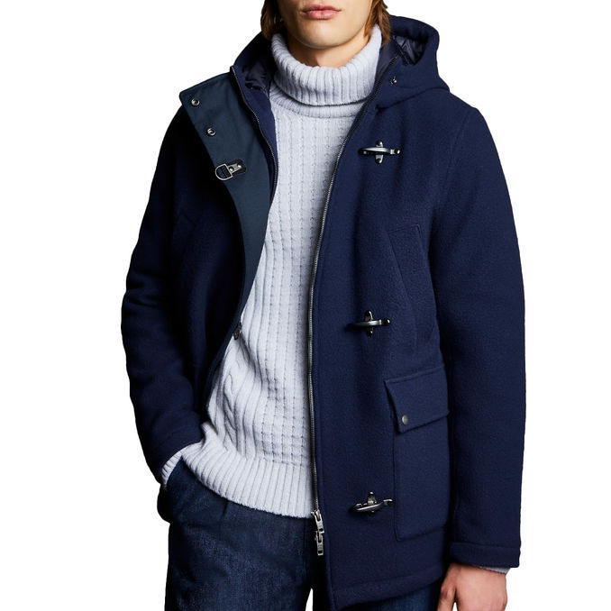 PARKA 3 GANCI Uomo Blu Navy