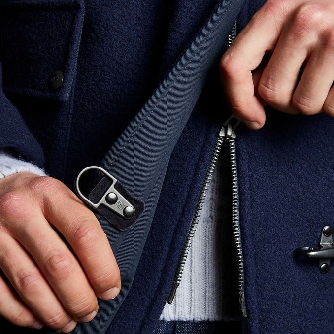 PARKA 3 GANCI Uomo Blu Navy