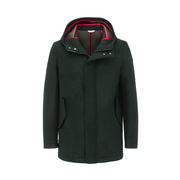 PARKA CON CAPPUCCIO IN MISTO LANA Uomo Verde Laden PARKA CON CAPPUCCIO IN MISTO LANA Uomo Verde Laden