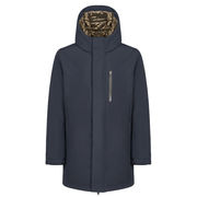 PARKA LUNGO LISCIO IMBOTTITO Uomo Dark Navy PARKA LUNGO LISCIO IMBOTTITO Uomo Dark Navy