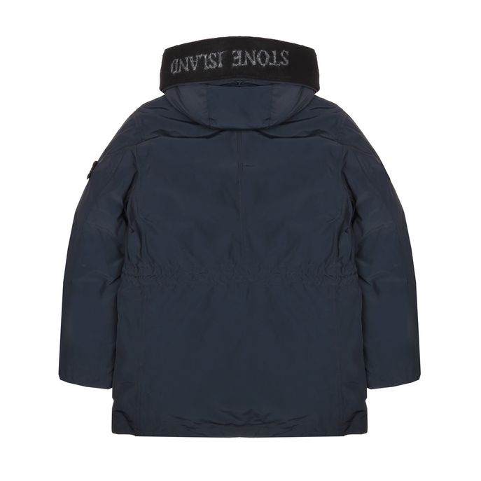 PARKA MULTITASCA CON CAPPUCCIO REVER Kids Navy