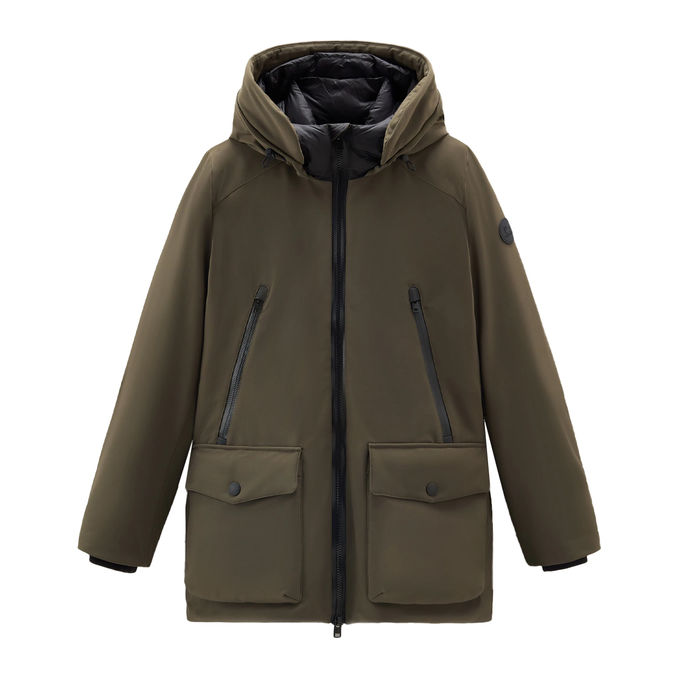 PARKA SOFTSHELL Uomo Dark Green 