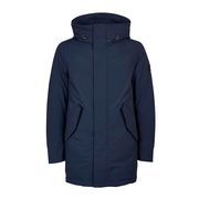 PARKA STRETCH MOUNTAIN CON CAPPUCCIO Uomo Melton Blu PARKA STRETCH MOUNTAIN CON CAPPUCCIO Uomo Melton Blu