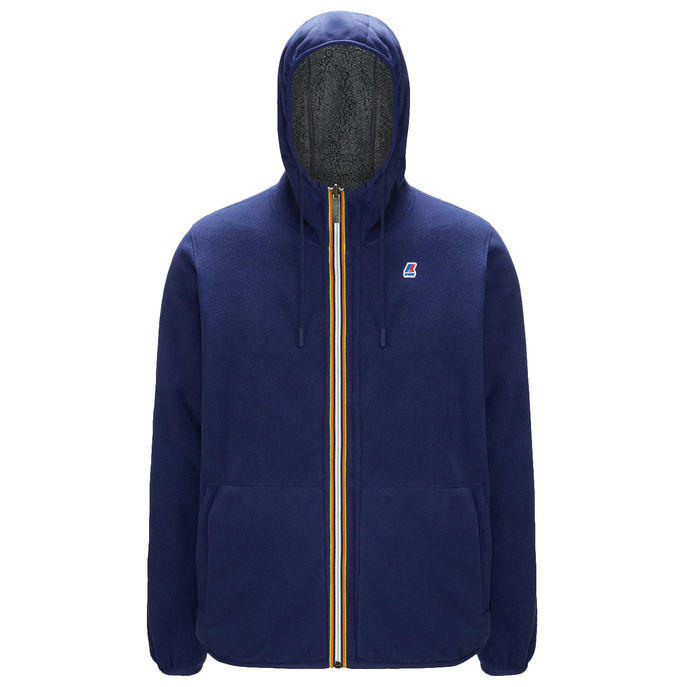 PILE JACQUES POLAR DOUBLE Uomo Blu Medievale Grigio