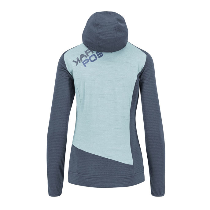 PILE NUVOLAU FLEECE Donna Vintage Indigo Aquamarine