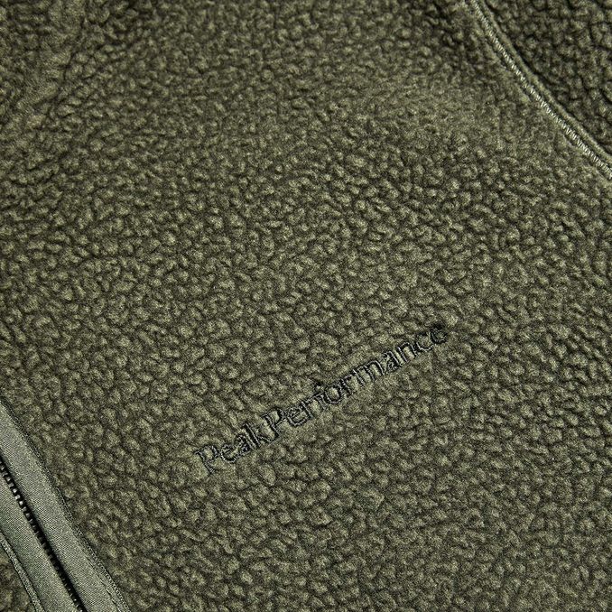 PILE ZIP Donna Pine Needle