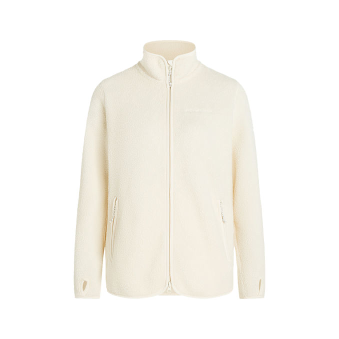 PILE ZIP Donna Vintage White