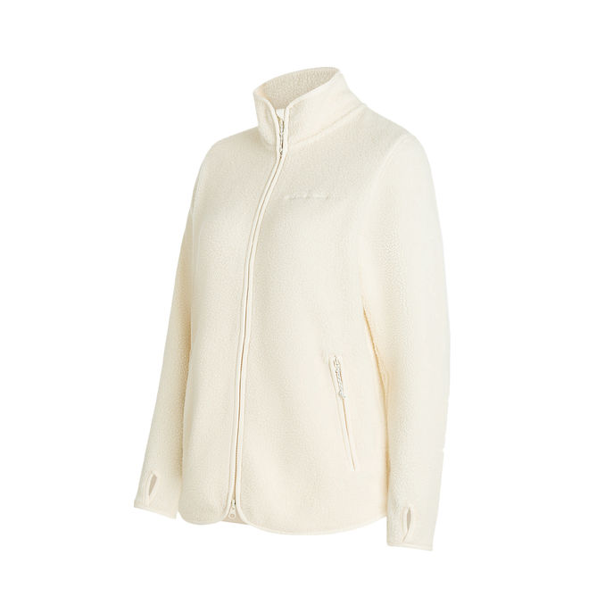 PILE ZIP Donna Vintage White