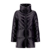 PIUMINO A-SHAPE IN NYLON Donna Nero PIUMINO A-SHAPE IN NYLON Donna Nero