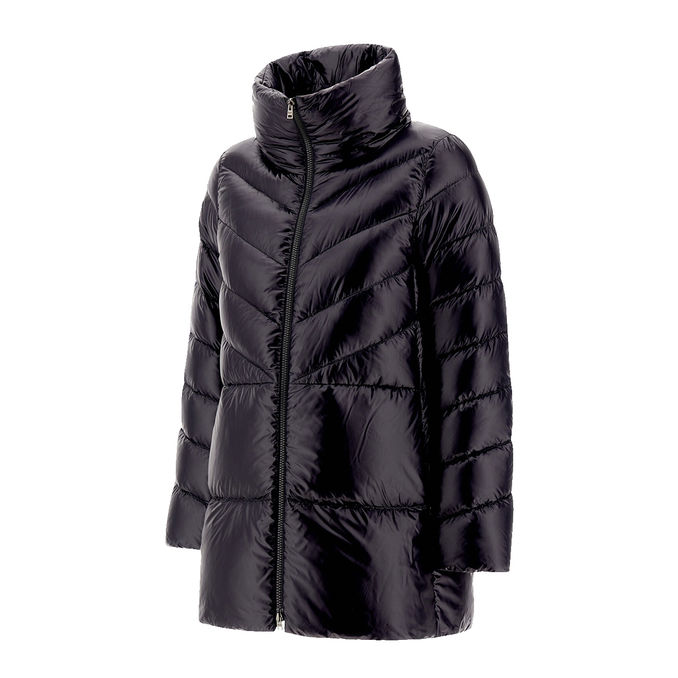 PIUMINO A-SHAPE IN NYLON Donna Nero