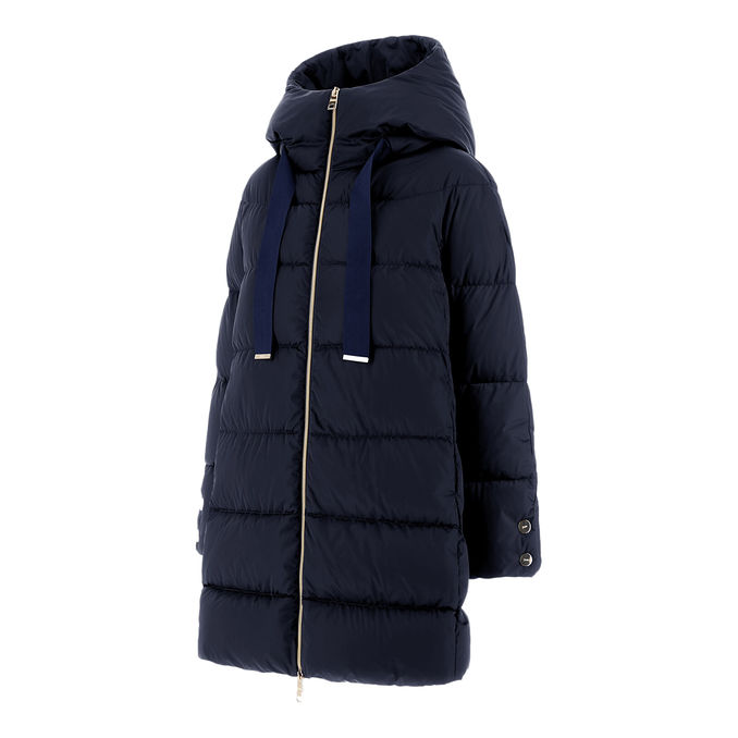 PIUMINO A-SHAPE IN RASO Donna New Blu