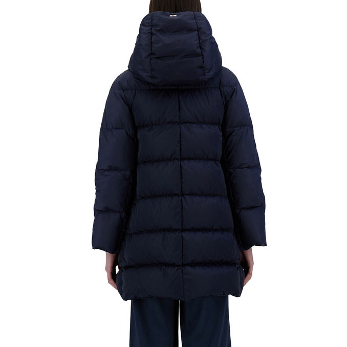 PIUMINO A-SHAPE IN RASO Donna New Blu