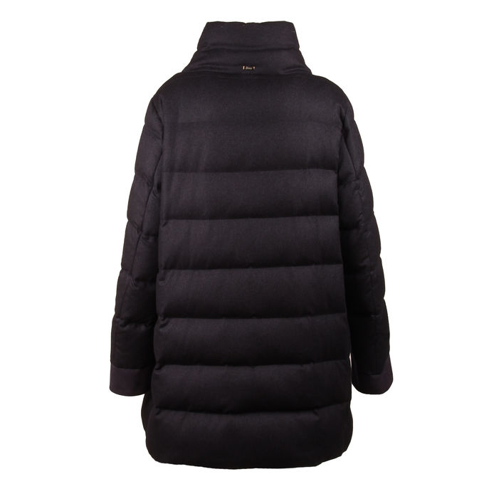 PIUMINO ASIMMETRICO COLLO ALTO Donna Blu Navy