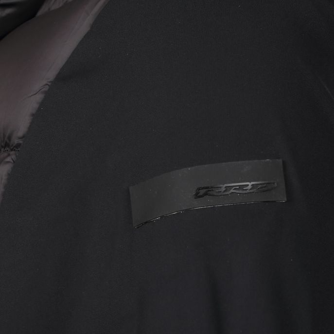 PIUMINO BIMATERIALE CON CAPPUCCIO Uomo Nero