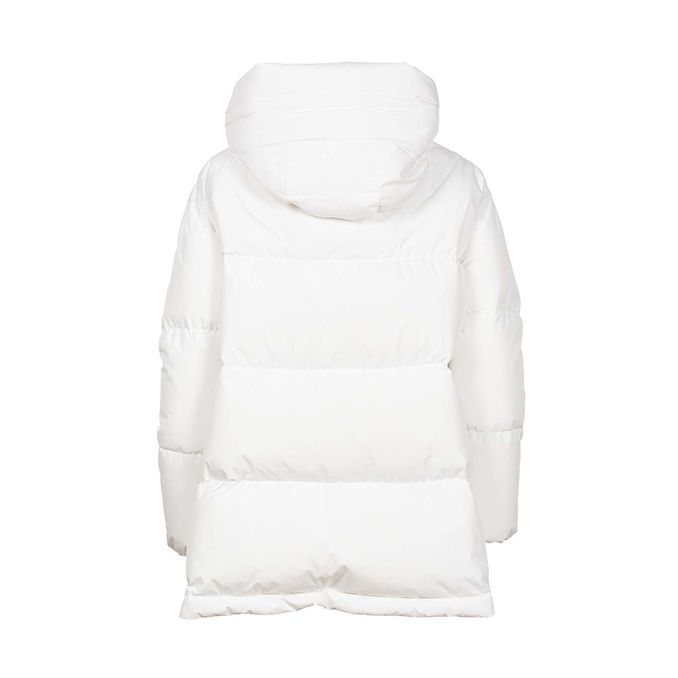 PIUMINO CALLIOPE STP CON CAPPUCCIO Donna Blanc