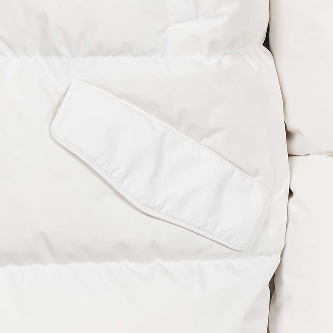 PIUMINO CALLIOPE STP CON CAPPUCCIO Donna Blanc