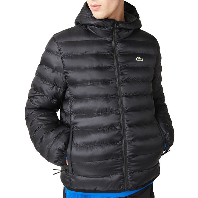 PIUMINO CON CAPPUCCIO Uomo Nero