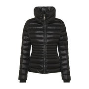PIUMINO CORTO CON COLLO ALTO Donna Blu Nero PIUMINO CORTO CON COLLO ALTO Donna Blu Nero