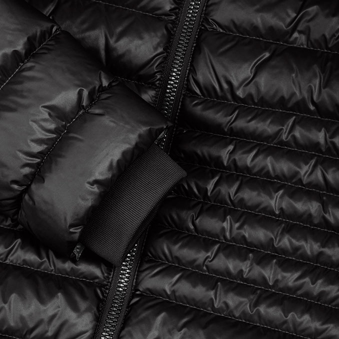 PIUMINO CORTO CON COLLO ALTO Donna Nero Dark Steel