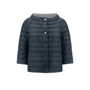 PIUMINO CORTO REVERS Donna Blue Grey  PIUMINO CORTO REVERS Donna Blue Grey