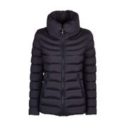 PIUMINO CORTO STRETCH OPACO A COLLO ALTO Donna Nero PIUMINO CORTO STRETCH OPACO A COLLO ALTO Donna Nero