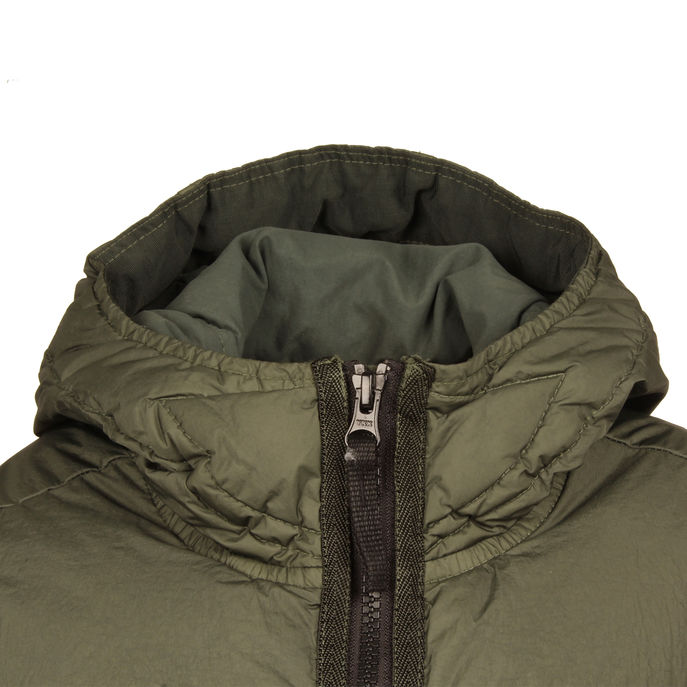 PIUMINO DYED NYLON CRINKLE Kids Olive