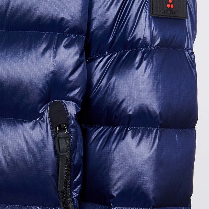 PIUMINO HONOVA FULLZIP CON CAPPUCCIO Uomo Blu