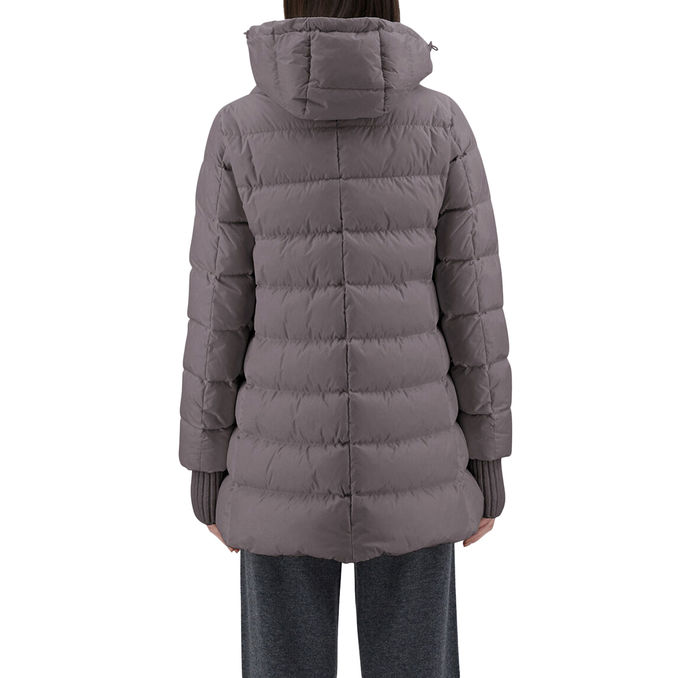 PIUMINO IN NYLON CHAMONIX Donna Grigio Metallo