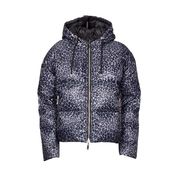 PIUMINO LEOPARDATO REVERSIBILE Donna Grigio Malachite PIUMINO LEOPARDATO REVERSIBILE Donna Grigio Malachite