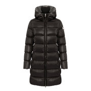 PIUMINO LUNGO CON CAPPUCCIO Donna Nero PIUMINO LUNGO CON CAPPUCCIO Donna Nero