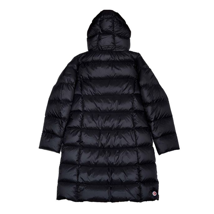 PIUMINO LUNGO FULLZIP CON CAPPUCCIO Bambino Nero