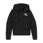 PIUMINO NON-DOWN SHORT PUFFER Donna Nero PIUMINO NON-DOWN SHORT PUFFER Donna Nero