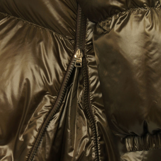 PIUMINO OVERSIZE IN NYLON ULTRALIGHT Donna Verde Militare