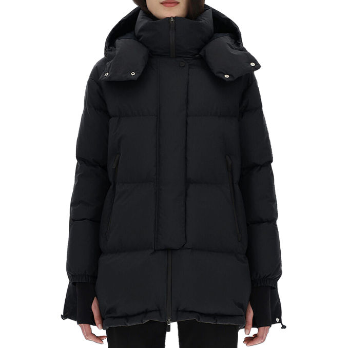 PIUMINO OVERSIZE LAMINAR GORE-TEX WINDSTOPPER Donna Nero