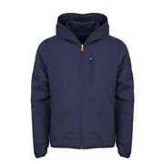 PIUMINO REVERSIBILE FULL ZIP CON CAPPUCCIO Uomo Navy PIUMINO REVERSIBILE FULL ZIP CON CAPPUCCIO Uomo Navy