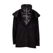 PIUMINO SCAMPANATO IN LANA Donna Nero PIUMINO SCAMPANATO IN LANA Donna Nero