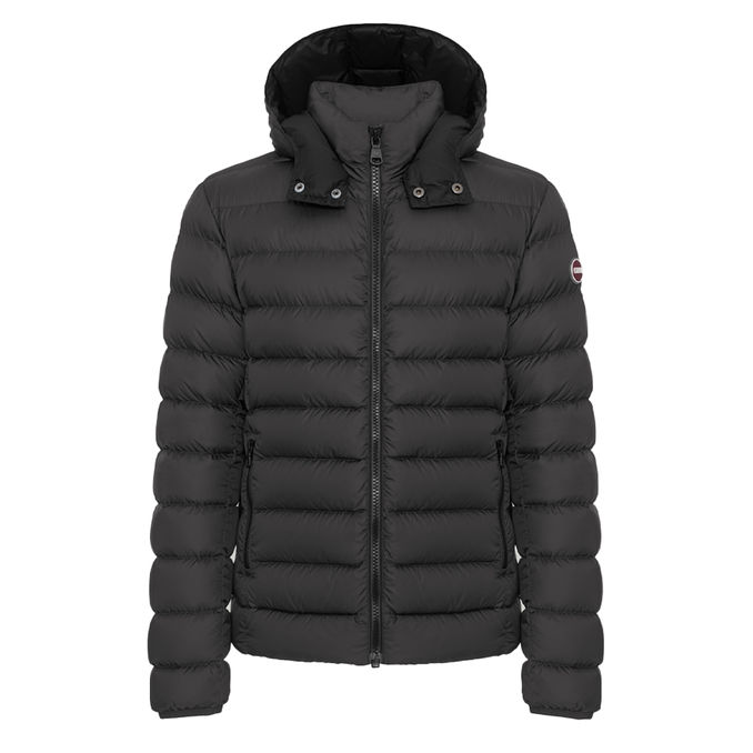 PIUMINO SPORTIVO CON CAPPUCCIO STACCABILE Uomo Vulcan Nero