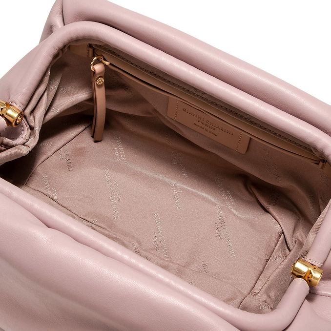 POCHETTE COLETTE IN PELLE Donna Ninfea