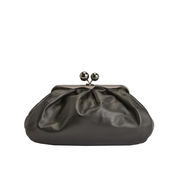 POCHETTE CUBICO GRANDE CON TRACOLLA Donna Nero POCHETTE CUBICO GRANDE CON TRACOLLA Donna Nero