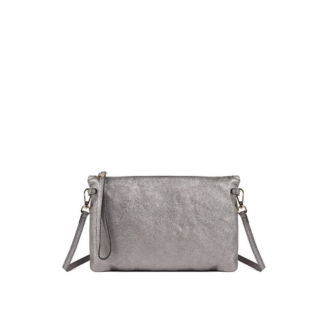 POCHETTE HERMY Grigio glitter