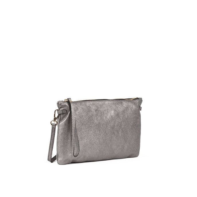 POCHETTE HERMY Grigio glitter