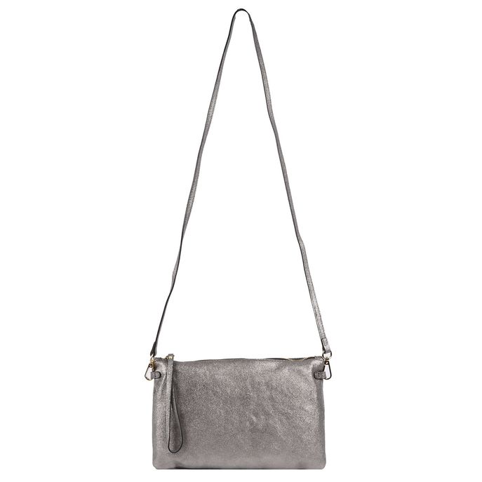 POCHETTE HERMY Grigio glitter