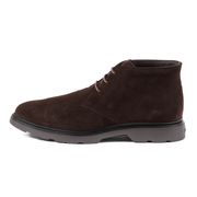POLACCHINO DERBY ALTO SCAMOSCIATO Uomo Moro POLACCHINO DERBY ALTO SCAMOSCIATO Uomo Moro