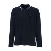 POLO A MANICHE LUNGHE CON PROFILI CONTRASTO Uomo Desert Sky POLO A MANICHE LUNGHE CON PROFILI CONTRASTO Uomo Desert Sky