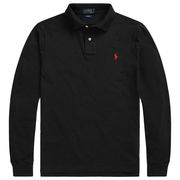 POLO A MANICHE LUNGHE IN RETE SLIM FIT POLO A MANICHE LUNGHE IN RETE SLIM FIT