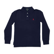 POLO BOY MANICA LUNGA CUSTOM FIT Bambino Blue navy POLO BOY MANICA LUNGA CUSTOM FIT Bambino Blue navy