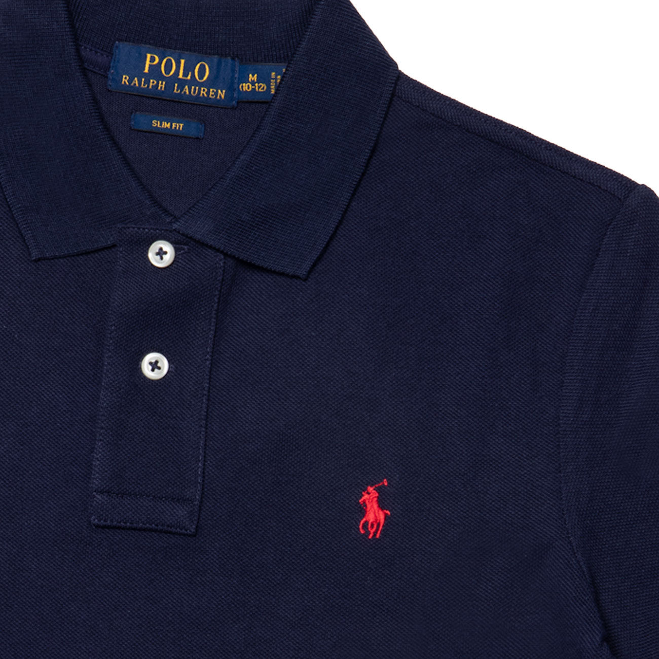 Polo in piqué di cotone Custom-Fit Ralph Lauren Bambino Abbigliamento Top e t-shirt T-shirt Polo 
