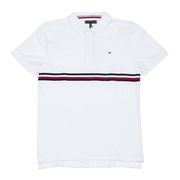 POLO CON BANDA E STRIPES CENTRALE Bambino White red blu POLO CON BANDA E STRIPES CENTRALE Bambino White red blu